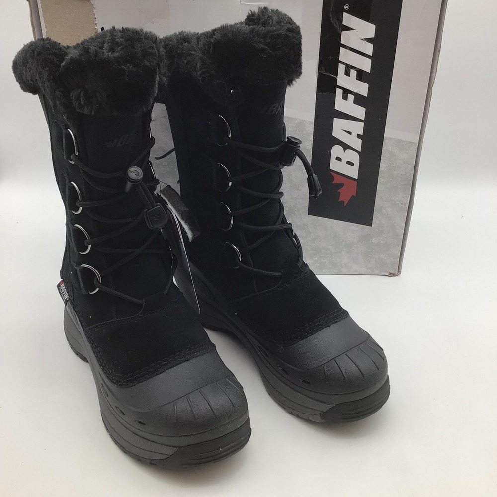 Baffin Chloe Womens Black Waterproof Winter Snow Boots 4510-0185 Size 9 NEW
